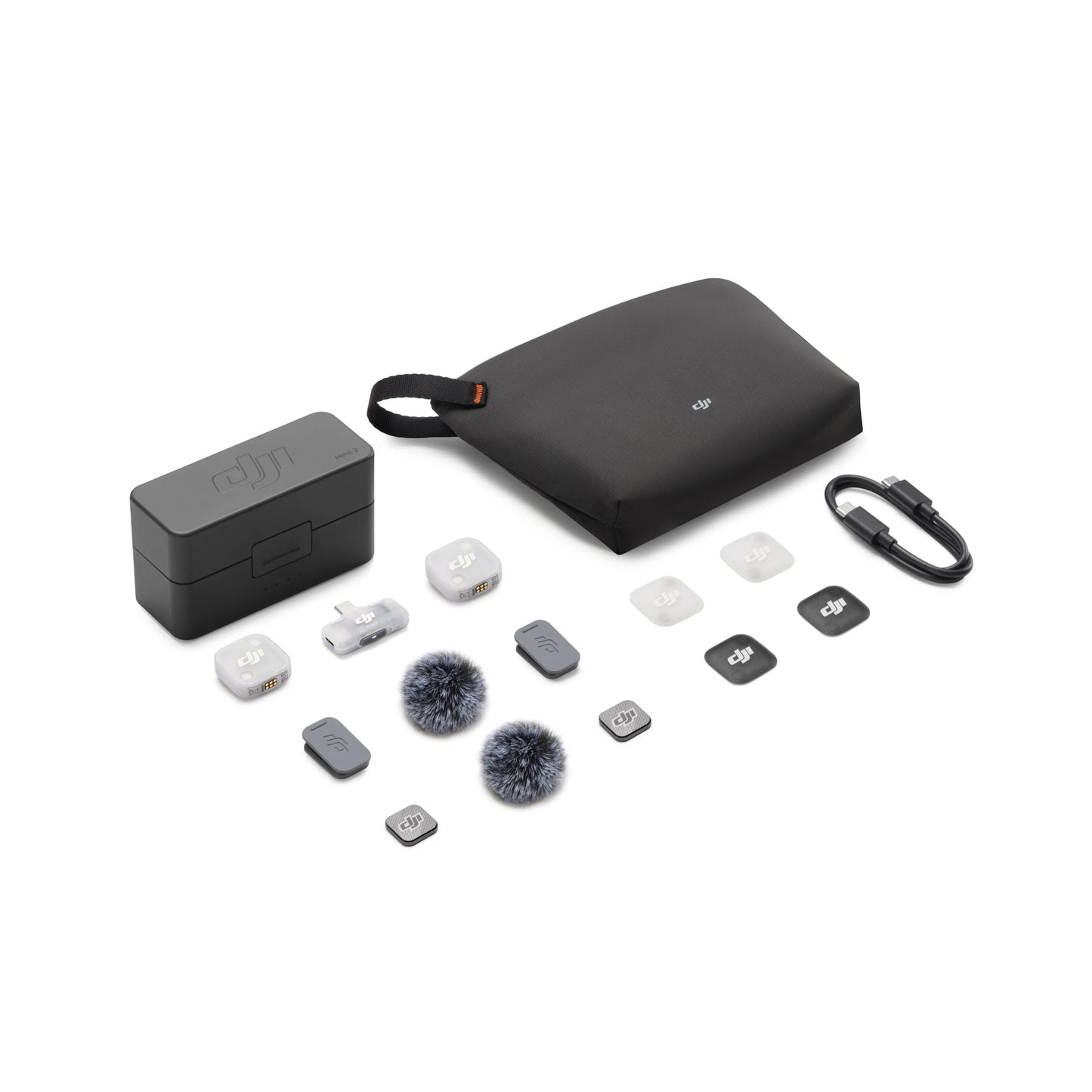 Wireless Microphone Mobile Receiver Kit with Unidirectional Audio Capture for Smartphones Cameras and Content Creation