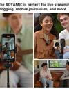 Professional Wireless Lavalier Lapel Microphone for iPhone Android Camera Youtube Streaming Record Interview Vlogs