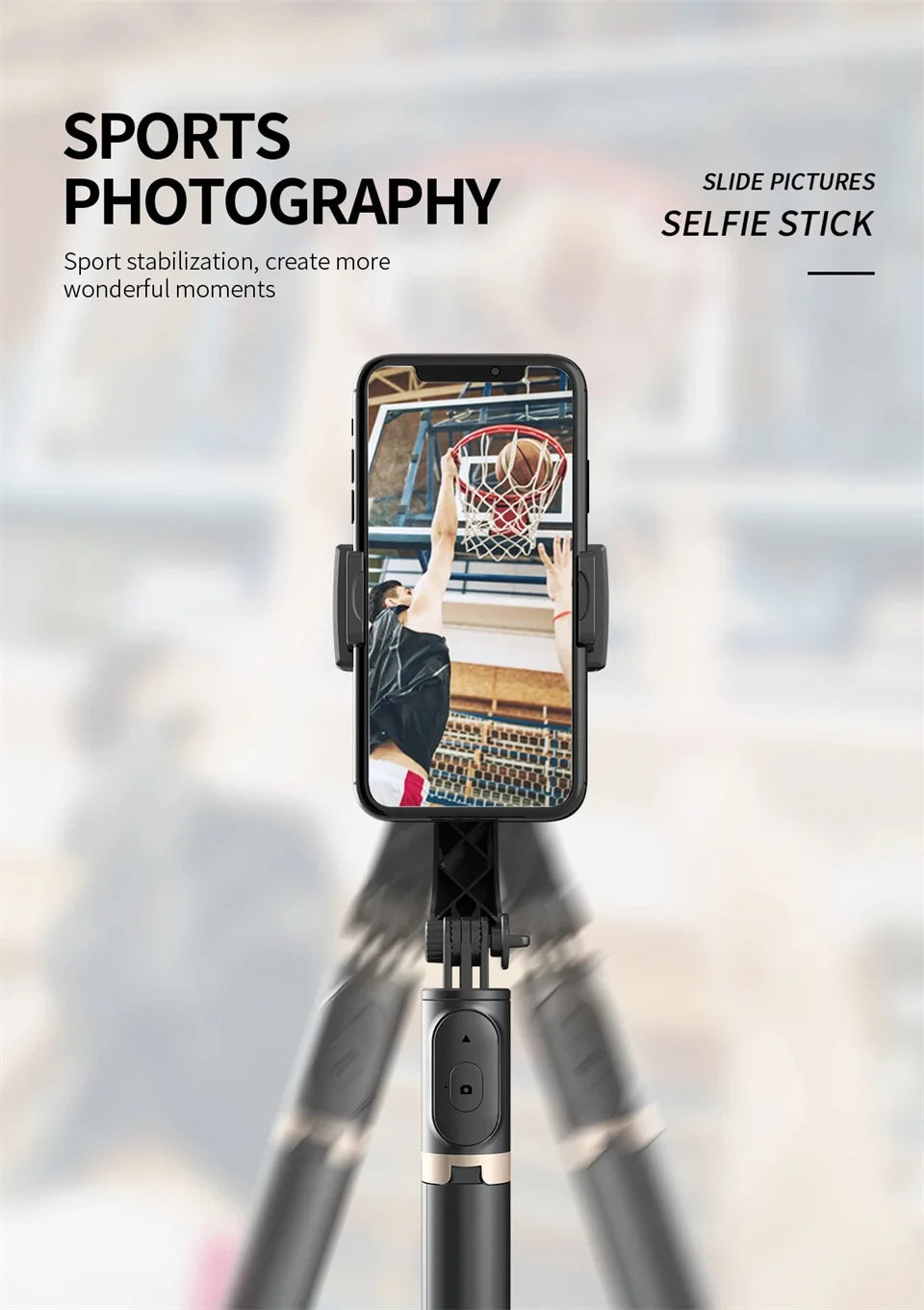 Handheld Gimbal Stabilisateur Estabilizador Selfie Stick Smartphone Action Kameralar Bluetooth Tripod For Live Broadcast