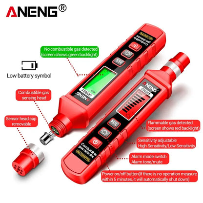 Gas-sensitive Semi-conduct Detector 300~10000PPM Gas Leakage Analyzer Combustible Meter Environment Test Sensor Tool