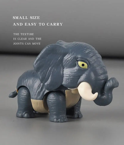 Bite Hand Finger Animal Dinosaur Tricky Model Chameleon Hippo Elephant Interactive Creative Joints Fidget Toy Dino Xmas Boy Gift