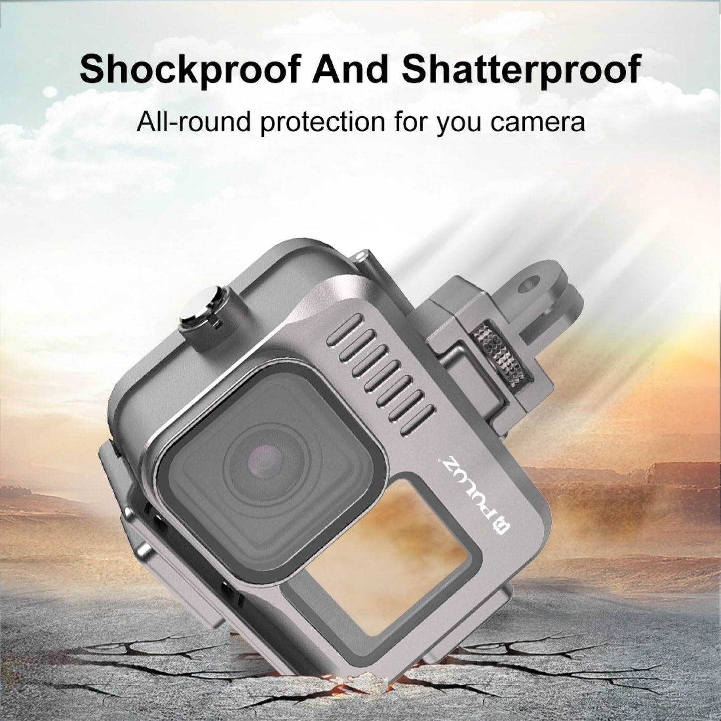 For GoPro Hero11 HERO10 HERO9 Black 40m Waterproof Housing Aluminum Alloy Protective Case Sport Camera Diving Cover Case