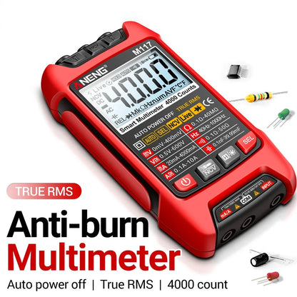 Capacitor Tester Resistance Current Voltage Multimetro 4000 Counts Instruments Meter Multimeters NCV Backlight Tools