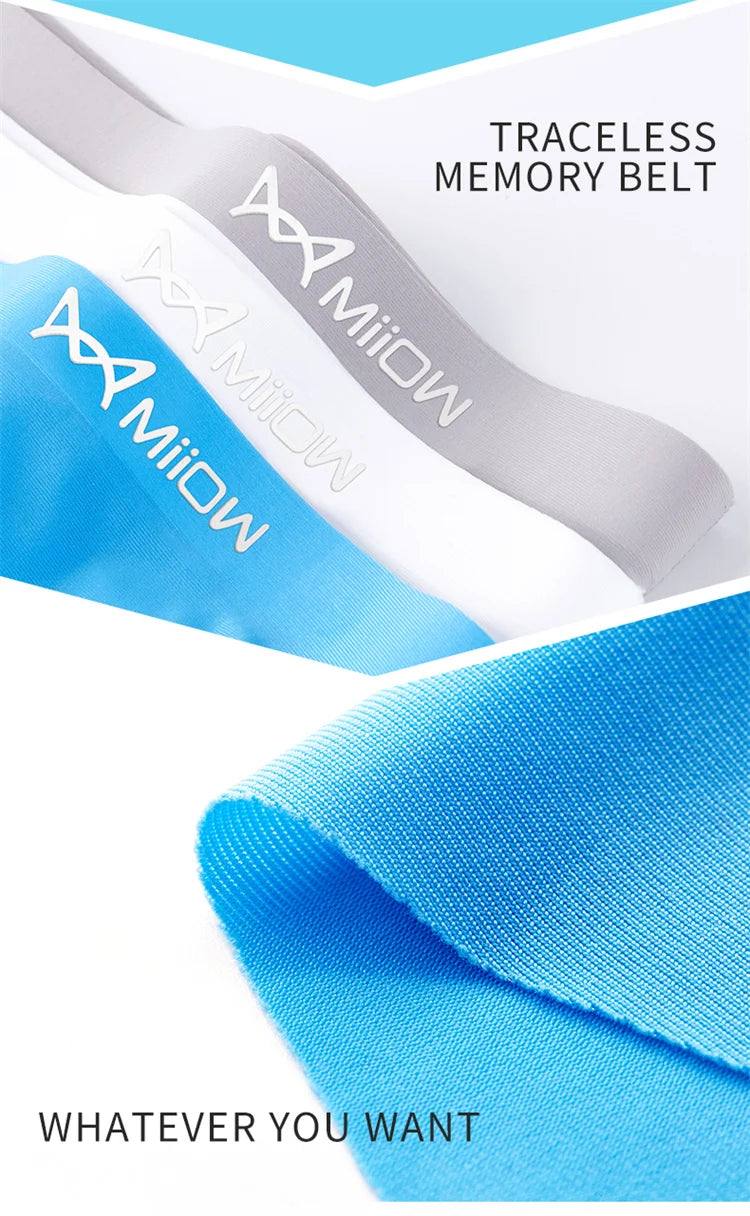 3-Pack Seamless Ice Silk Boxers for Men – Graphene Comfort