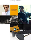 BWM Luxury Polarized Sunglasses Men UV400 Anti-Glare Retro Flight Sunglasses Driving Cycling Fishing Outdoor Hiking Sunglasses