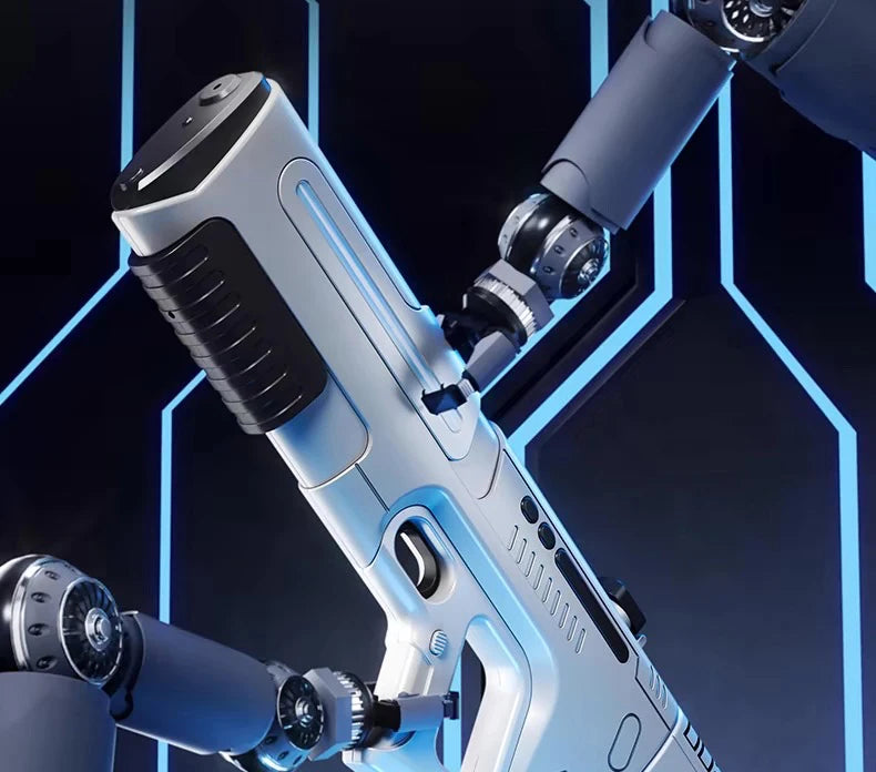 Fully Automatic Pulse Electric Water Gun with Fire Spray Effect Large Capacity Water Blaster