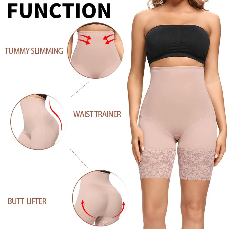 Women Butt Lifter Shapewear Control Panties Lace Seamless Tummy Slimming Underwear Shaper Waist Trainer Lingerie