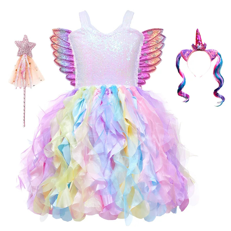 Sequin Pageant Dress with Spiral Hem Birthday Party Gown