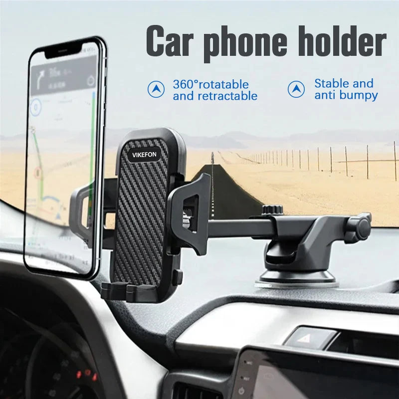 Sucker Car Phone Holder Mount Stand Suction Cup Smartphone Mobile Cell Support in Car Bracket For iPhone Xiaomi Samsung