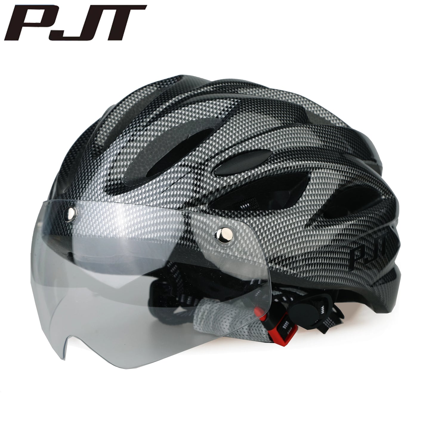 Lightweight Cycling Helmet With Magnetic Goggles And Adjustable Fit