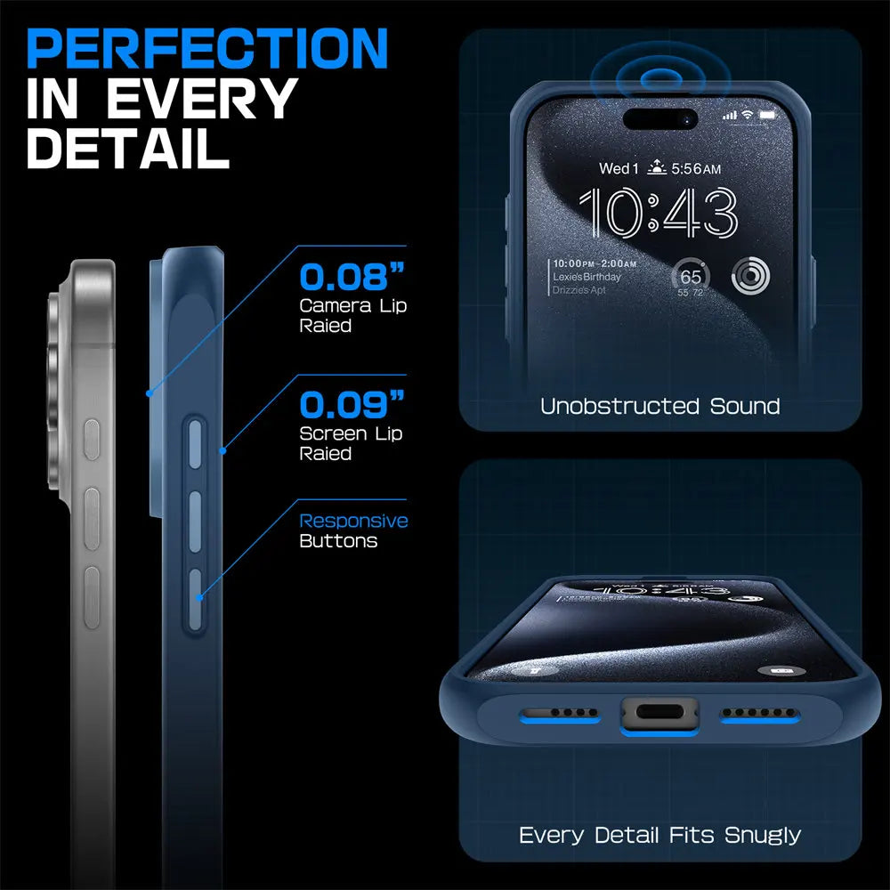 For iPhone 16 Pro Max Case with Camera Control Capture Button UB Mag Slim Shockproof  MagSafe Phone Case Cover