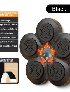 Smart Music Boxing Machine Wall Target LED Lighted Sandbag Relaxing Reaction Training Target for Boxing Sports Agility Reaction