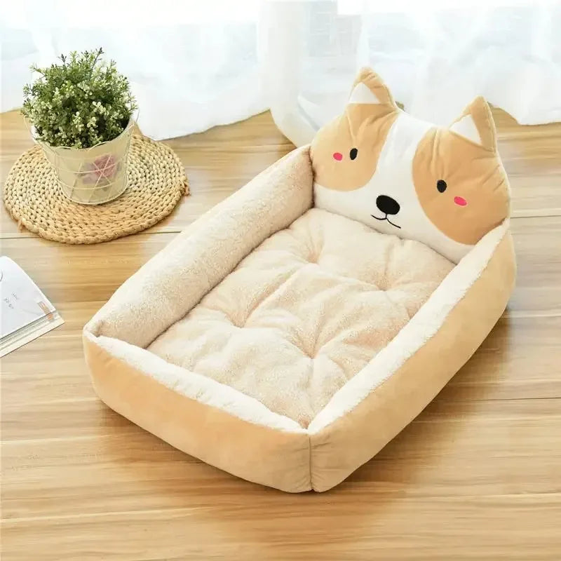 Plush Pet Bed Sofa Cushion for Dogs and Cats