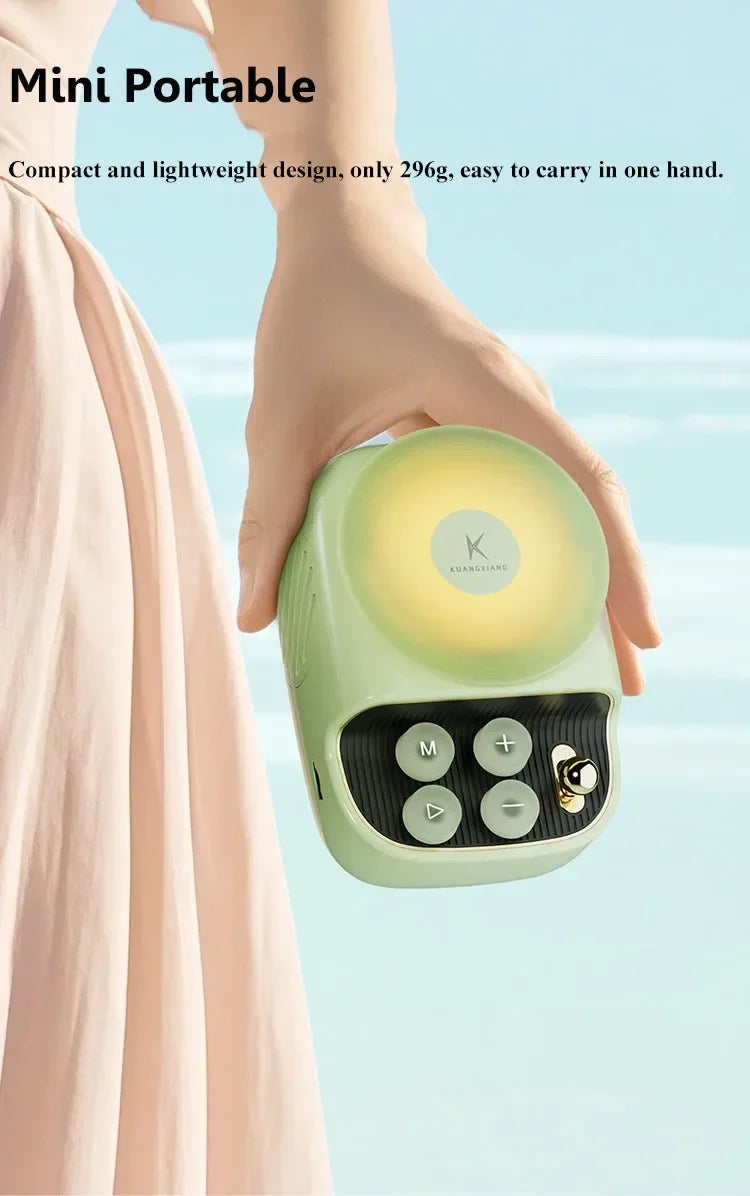 Aromatherapy Night Light Creative Mini Atmosphere Wireless Bluetooth Speaker Desktop High Sound Quality Ornament Bass Cannon