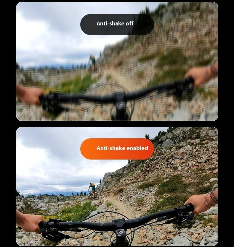 5K Magnetic Action Camera with Dual Touch Screen 4K60FPS 6-Axis EIS Waterproof Sports Camera for Cycling Vlog