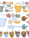 Summer Beach Toys for Kids Soft Silicone Sandbox Set Beach Game Toy for Send Children Beach Play Sand Water Play Tools Sand