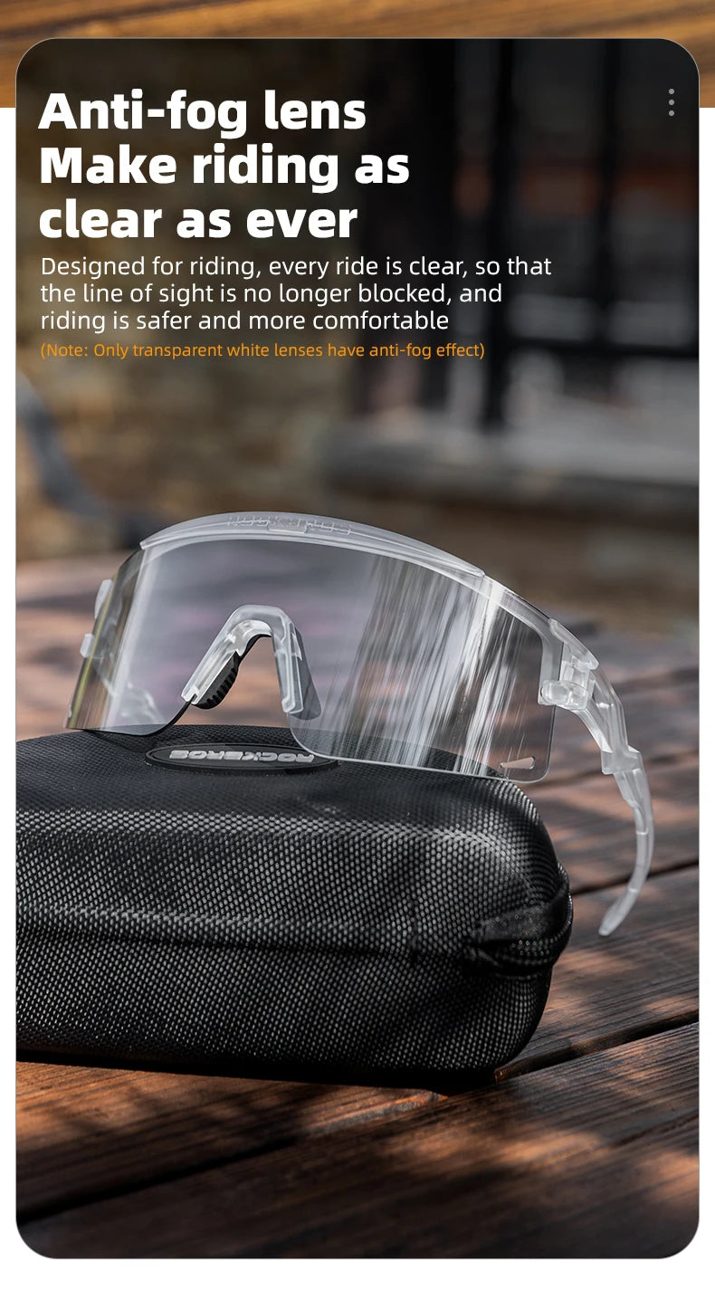 Bicycle Glasses Polarized / Photochromic Lens Bike Sunglasses Men Women UV400 Sports MTB Road Cycling Goggles Glasses