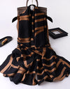 Silk Soft Scarf Women Stylish Print Long Shawl Handkerchief Summer Elegant Travel Wrap Hot