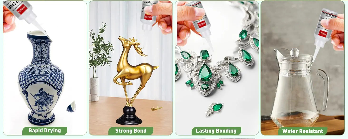 1-5pcs 502 Super Glue, Instant Glue, Quick Drying Cyanoacrylate Glue, Leather, Rubber, Wood, Metal, Glass, Strong Bonding, Liquid Glue Tool, 20ml, Long Lasting Sticky, No Turning White