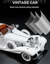 Diecast 1/18 1936 500K Classic Car Alloy Metal Model Sound And Light Toy Collect Display Ornament
