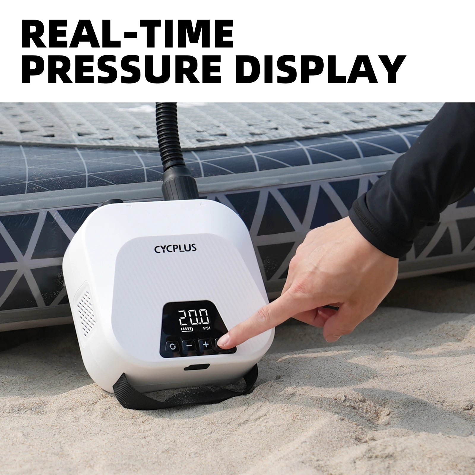 D14PRO 20PSI Electric SUP Inflation Pump 38.48Wh Battery for Sup Board Surfing Kite Inflatable Tent Boat  Air Mattress