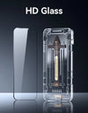 3/2/1PCS HD Glass for iPhone 16 15 14 13 12 Pro Max Screen Protector HD Tempered Glass Quick Install Glass for iPhone