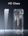 3/2/1PCS HD Tempered Glass for iPhone 16 15 14 13 12  Pro Max Screen Protector HD Glass Quick Install Glass for iPhone