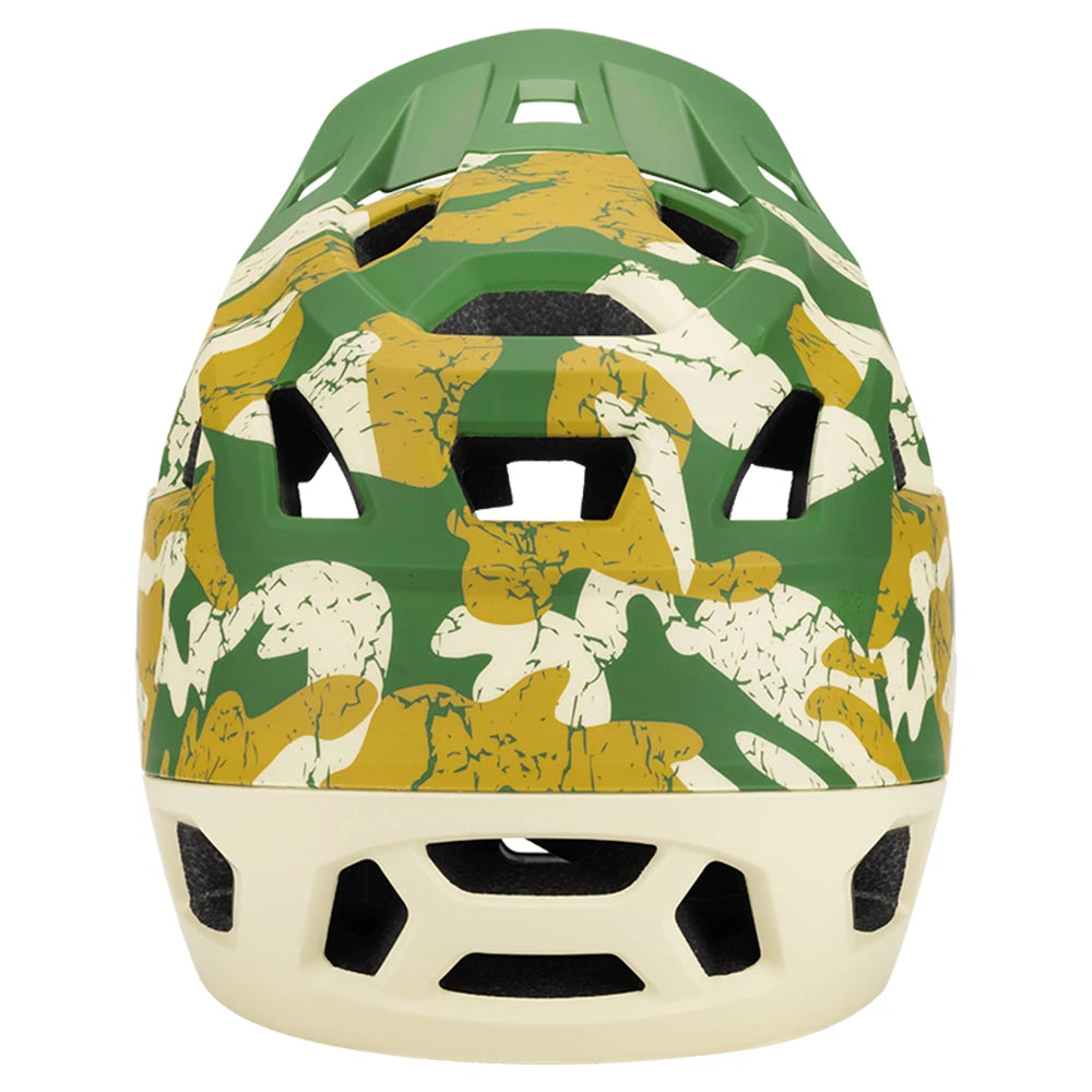 Full Face Mountain Bike Helmet Adult Racing Downhill MTB Helmet for Men/Women Adult Mountain Bike Helmet with Visor Over 31 Vent