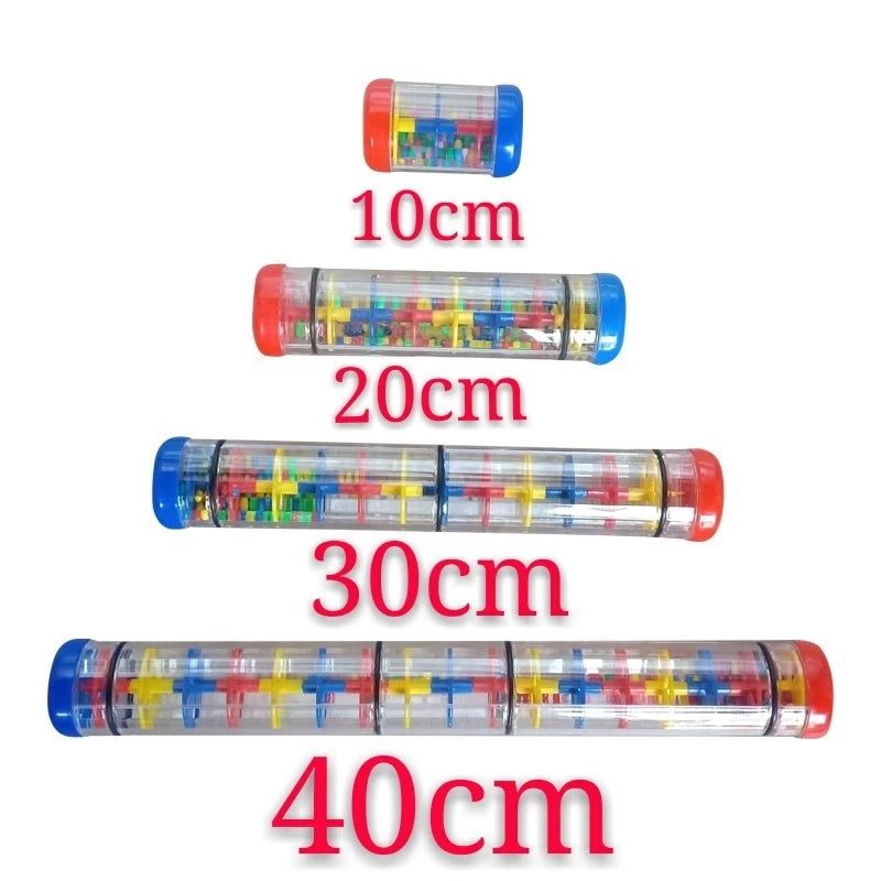 Rainmaker  Toys Rain Stick for Babies 0 6 12 Months  Rattles Toy Rainmaker Musical Instrument Montessori Sensory Toys