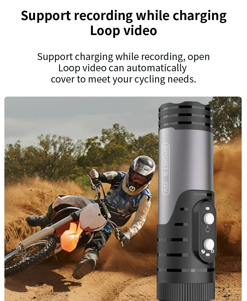 FHD 1080P Mini WiFi Sports Action Camera Portable Bicycle Helmet Motorcycle Body Camera Waterproof Cycling DVR with Wide Angle Lens
