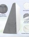 Multi-Purpose Wedge Pillow Soft Memory Foam Top Triangle Pillow Body Positioners For Leg Elevation Pillow With Removable Cover