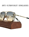Steampunk Sunglasses For Men Vintage Punk Trendy Square Fashion Glasses