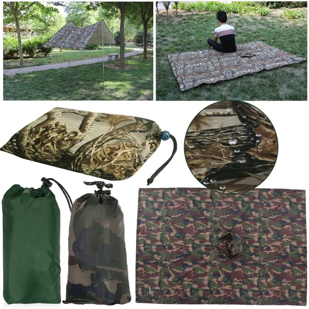 Three in One Waterproof Rain Poncho with Backpack Cover for Hiking and Camping