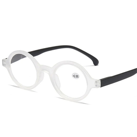 Retro Round Reading Glasses with Vintage Frame for Men and Women