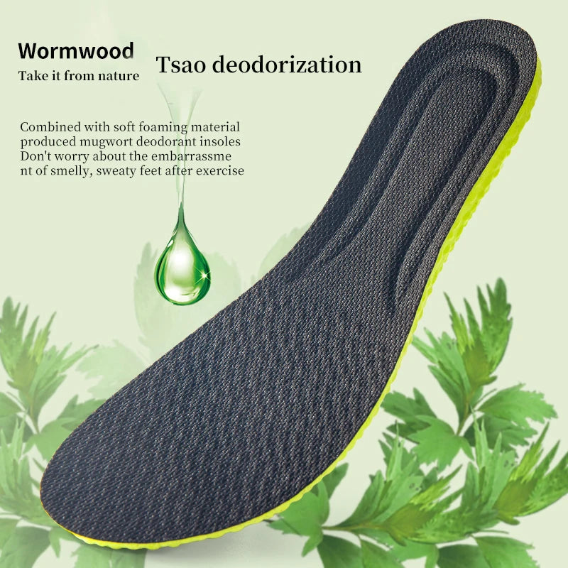 1Pair Sports Shoes Insole Comfortable Plantar Fasciitis Insoles for Feet Men Orthopedic Shoe Sole Running Accessories