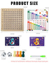 Montessori Wooden Arithmetic Math Board Toy Multiplication Addition Sensory Enlightenment Competitive Puzzle Kids Favor Gift
