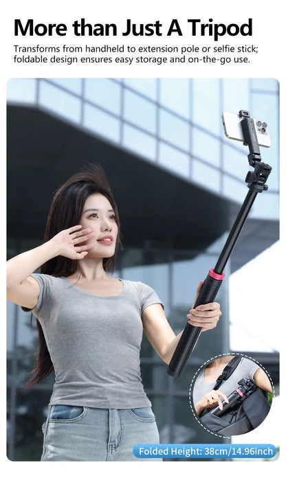 Quick-Release Tripod for Camera Smartphone Fill Light Max1.85m Tripod Selfie with Remote Control