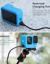 for Gopro Hero 12 11 10 Black Soft Silicone Case for Go pro Hero 10 9 Silicone Protective Full Cover Shell Camera Accessorie
