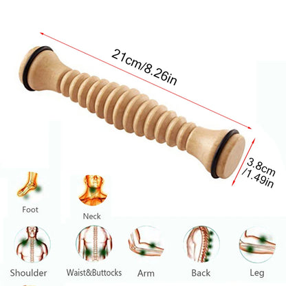 Wooden Foot Roller Foot Massager Roller Acupressure Foot for Relieving Plantar Fasciitis,Foot Arch Pain,Myofascial Pain Syndrome