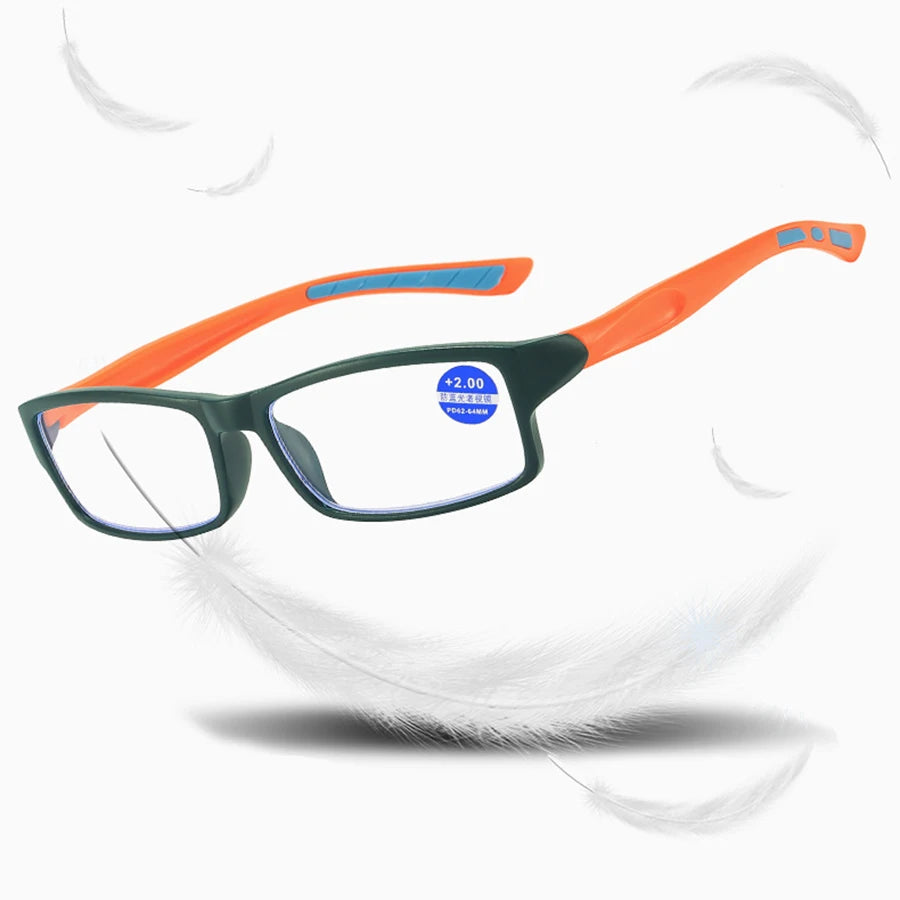 Reading Glasses Women Anti Blue Light Sports Eyeglasses Fashion Small Frame Presbyopia Hyperopia Eyewear+1.0+2.0+3.0+4.0