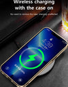 Genuine Leather Phone Case for iPhone 16 15 Pro Max 14promax Luxury Soft Edges Shockproof Camera Protection Cover