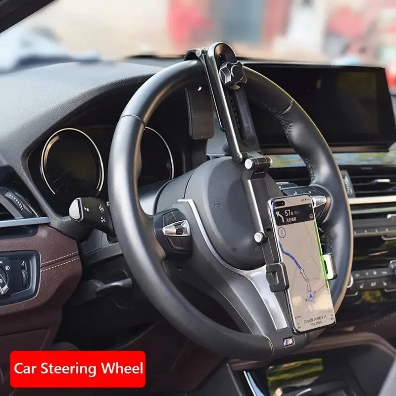 1080° Rotating Sun Visor Car Phone Holder Mount Cell Mobile Car Clip Bracket Stand Support in Car for iPhone Samsung Xiaomi