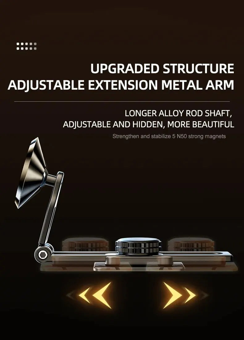 720  Car Phone Holder Stand Levitation Screen Alloy Dashboard Car Mount Smartphone Mobile Support In Car Bracket