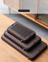 Home And Kitchen Wooden Tray Rectangle Bamboo Tea Tray For Chaban Tea Table Coffee And Tea Tools  Decorative Tray