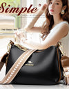 Cowhide Crossbody Bag  Straps Tote Lady Shoulder Bags Leather Messenger Bag