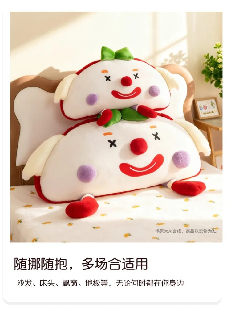 Cute Toast Clown Plush Toy Soft Bread Pillow