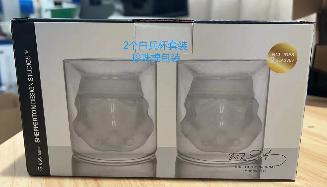 750ml Wine Glass Set Storm Trooper Helmet Whiskey Decanter White Soldier Liquor Bottle Wine Glass Accessories Creative Men Gift