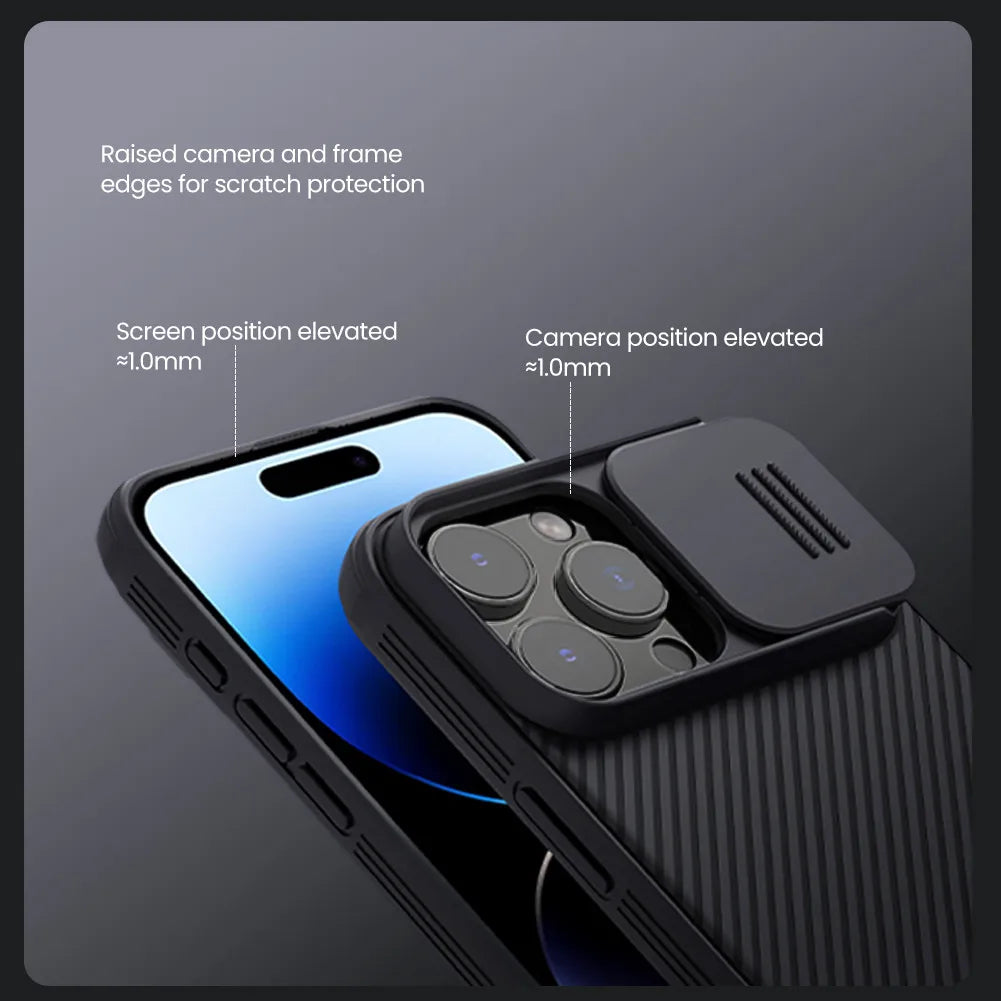 CamShield Pro Magnetic Phone Case For iPhone 16 Pro Max Case Camera Slider Protection PC + TPU Shockproof Back Cover