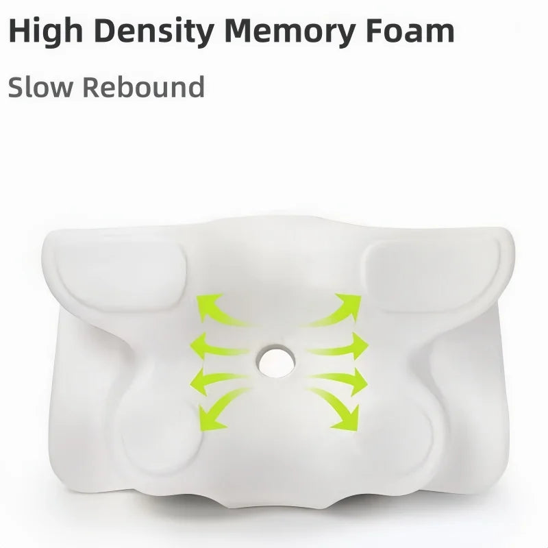 Large Ergonomic Cervical Pillow Memory Foam Sleeping Pillow Butterfly Shape Orthopedic Pillow Improve Sleep Quality