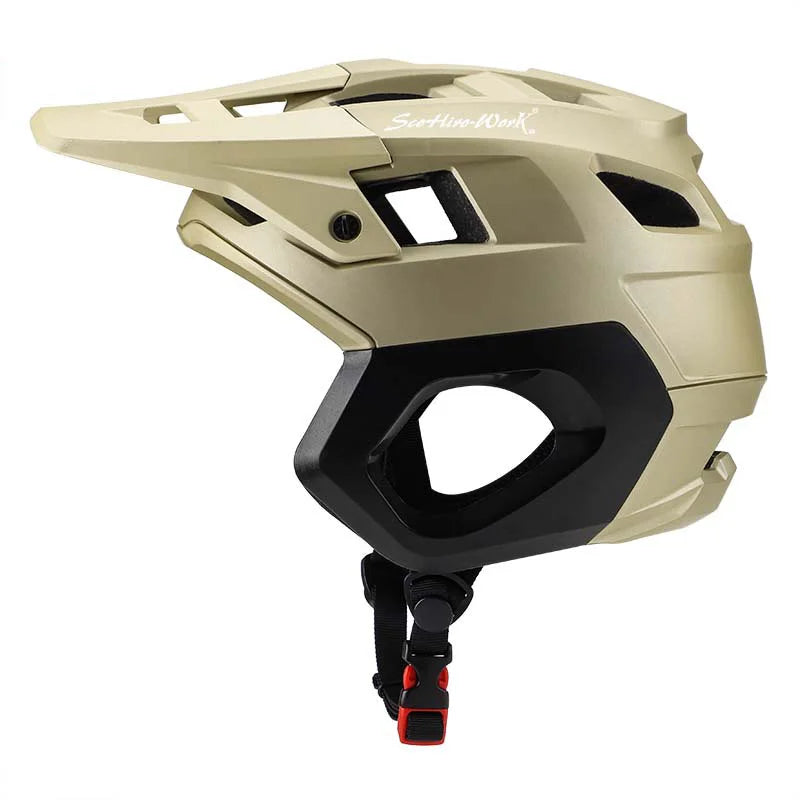 3 4 Half Face MTB Cycling Helmet With Integrated Protection